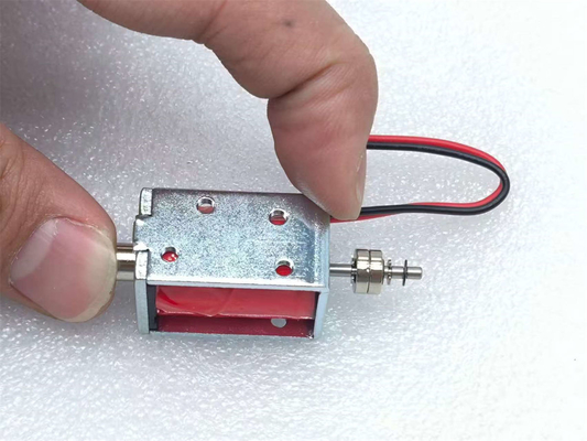 U0629 Open Frame and Small Magnets 24V DC Push Pull Solenoid Ukuran Kecil Aktuator Gerak Linear