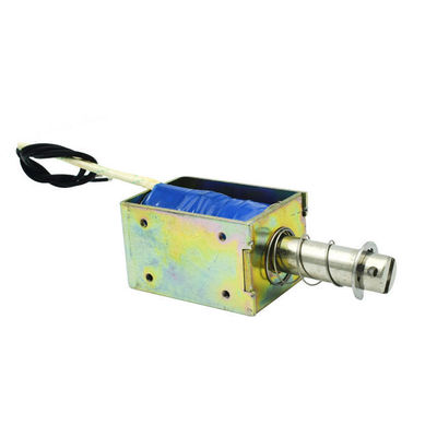 U1668 Mini Bingkai Solenoid Dc 20mm Langkah 45N Dc 12v 24v Dorong Solenoid