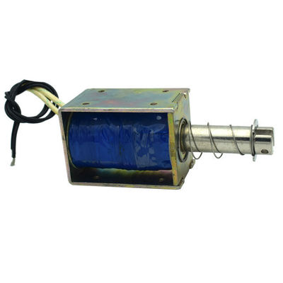 U1668 Mini Bingkai Solenoid Dc 20mm Langkah 45N Dc 12v 24v Dorong Solenoid
