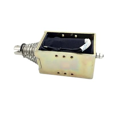 1U578 DC 12V 24V Kuat Open Frame Push Pull Solenoid linier dengan 10mm Stroke