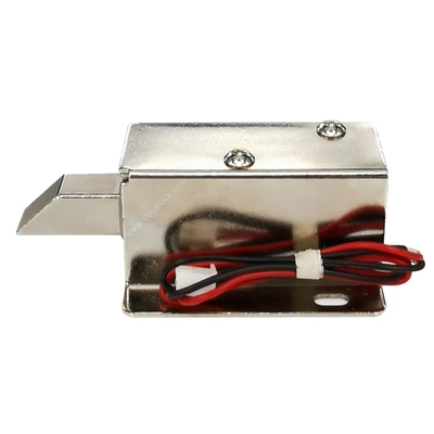 Kunci Pintu Solenoid untuk Lemari, Laci, dan Loket, Baut Bolak-balik 360 Derajat, Hemat Energi, Pemasangan Mudah