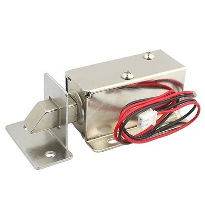 Kunci Pintu Solenoid untuk Lemari, Laci, dan Loket, Baut Bolak-balik 360 Derajat, Hemat Energi, Pemasangan Mudah