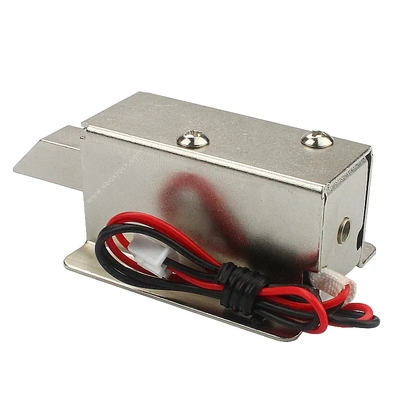 Kunci Pintu Solenoid untuk Lemari, Laci, dan Loket, Baut Bolak-balik 360 Derajat, Hemat Energi, Pemasangan Mudah