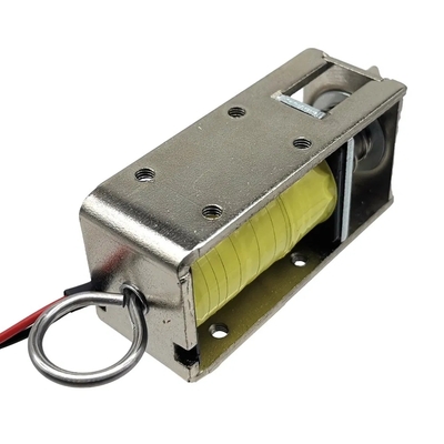 U1054-1g 5V 12V 24V DC Biasanya Ditutup Mini Open Frame Push Pull Solenoid Cabinet Lock