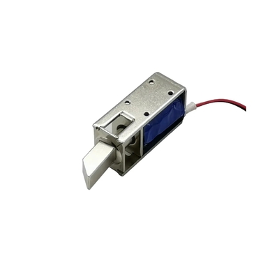 Kunci Pintu Solenoid U1054-1D-B untuk Lemari Penyimpanan, Langkah 10mm, Kelas Isolasi B, Elektroplating