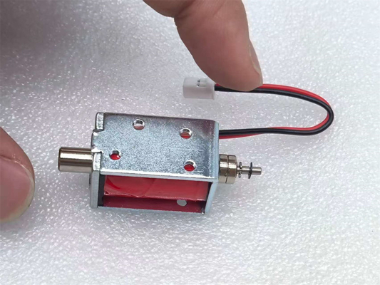 U0629 Open Frame and Small Magnets 24V DC Push Pull Solenoid Ukuran Kecil Aktuator Gerak Linear