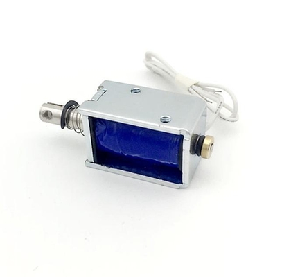 Solenoid Kustom U0630 Langkah 4mm Dc Tarik Dorong Solenoid Rangka Terbuka