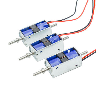 KS0735 Solenoid Linier Miniatur DC 12v 24 Volt Bistabil Pengunci