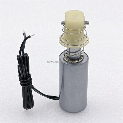 Solenoid dorong-tarik yang disesuaikan T3257L Langkah 15mm Solenoid Dorong Tarik Tubular