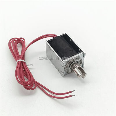 U1253 Solenoid Rangka Terbuka 12mm Panjang Langkah Dorong Tarik Solenoid