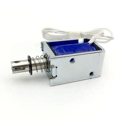 U1253 Solenoid Rangka Terbuka 12mm Panjang Langkah Dorong Tarik Solenoid